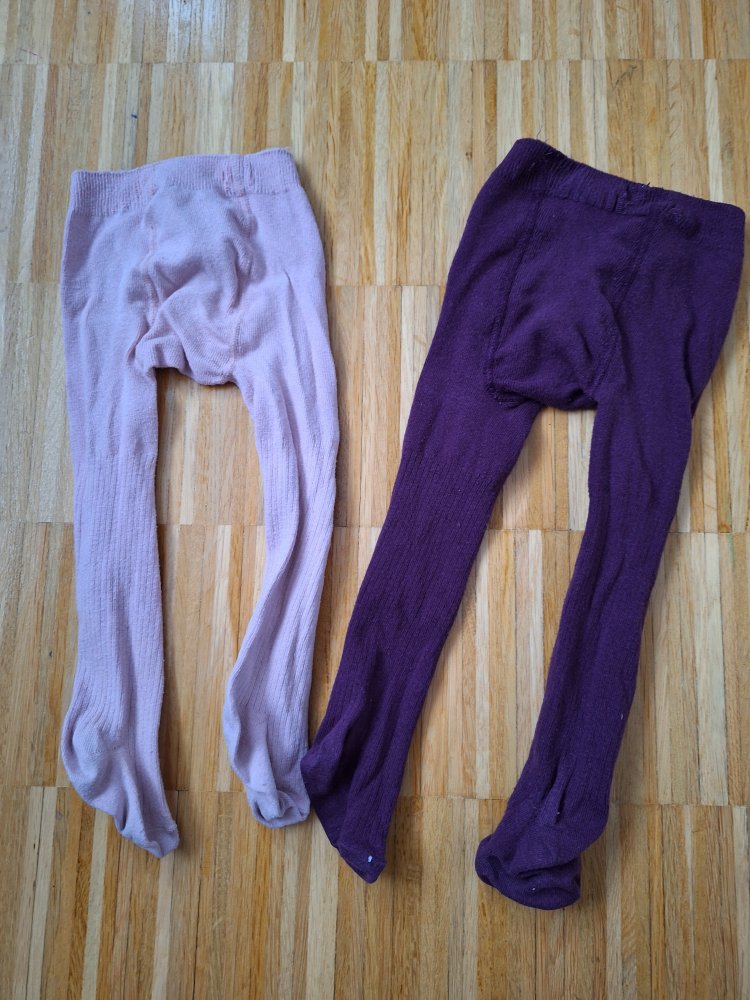 Strumpfhosenset: rosa und beere, ca. Gr. 86