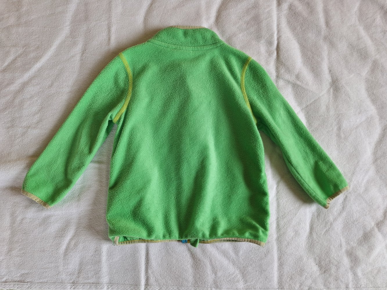 grüne Fleecejacke, Gr. 86 unisex / geschlechtsneutral