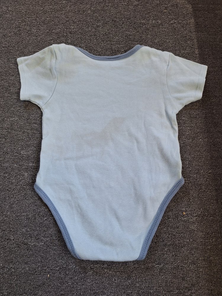 blauer Kurzarmbody Winnie Pooh & Tigger Baby 98/104