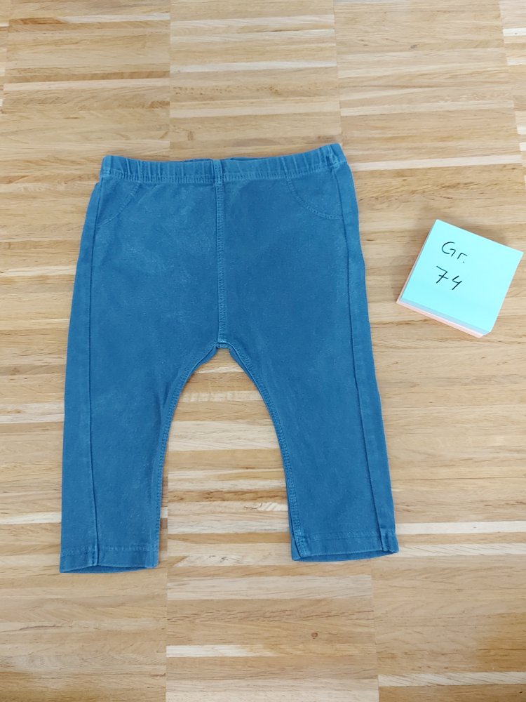 blaue Babyhose / Leggings, Gr. 74