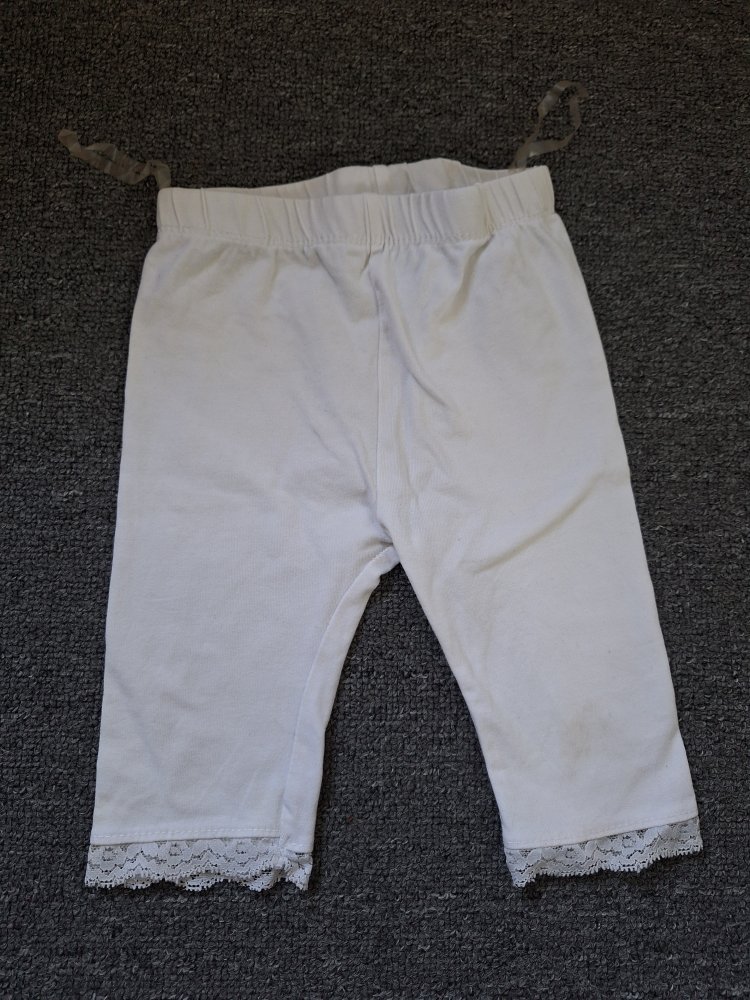 Weiße Hose/Baby Leggings Gr. 86