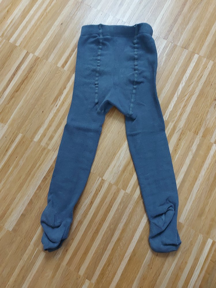 blaue Babystrumpfhose