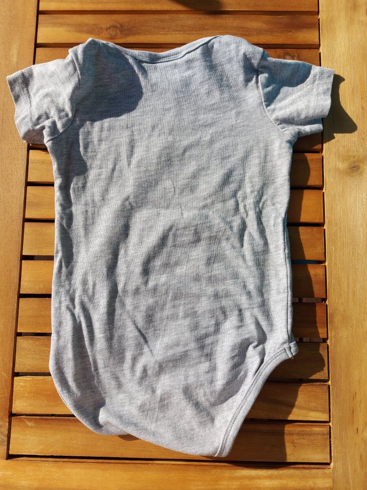 grauer Harry Potter-Body Future Wizard Gr. 74/80