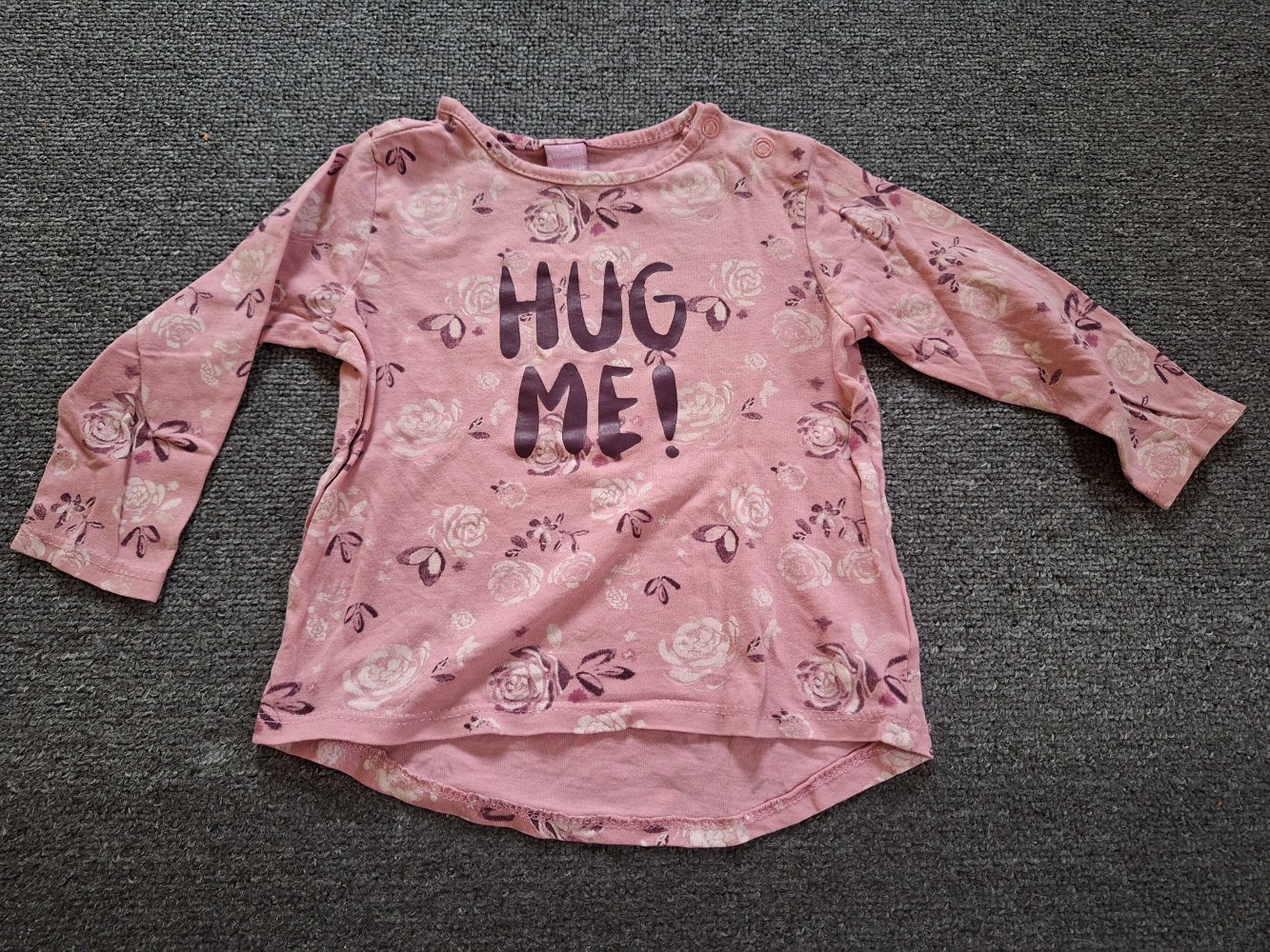 Rosa / pinkes Langarmsweatshirt Hug Me Gr. 74