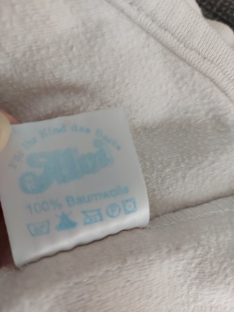 weißer Neugeborenen-Babyschlafsack mit Ärmeln 50 cm