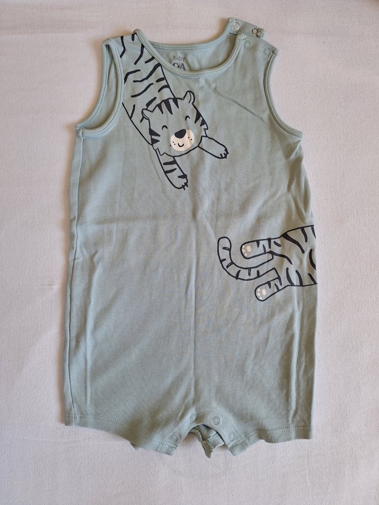 Kurzärmliger Schlafanzug/Pyjama mit Tiger, Gr. 92 Jumper