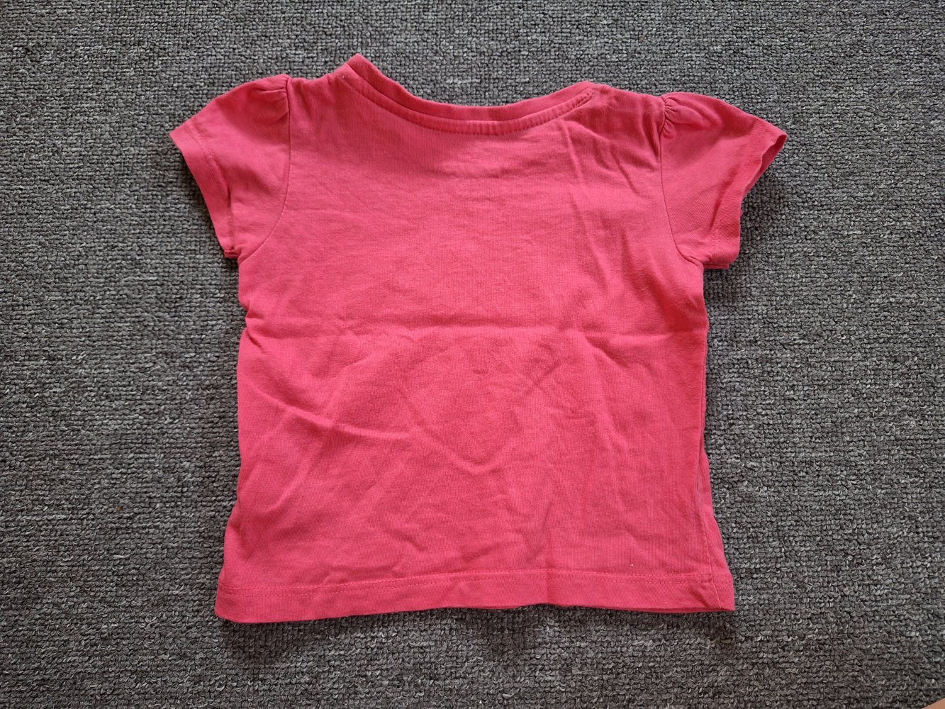 kurzärmliges pinkes T-Shirt für Babys, Gr. 74 I love daddy more than...