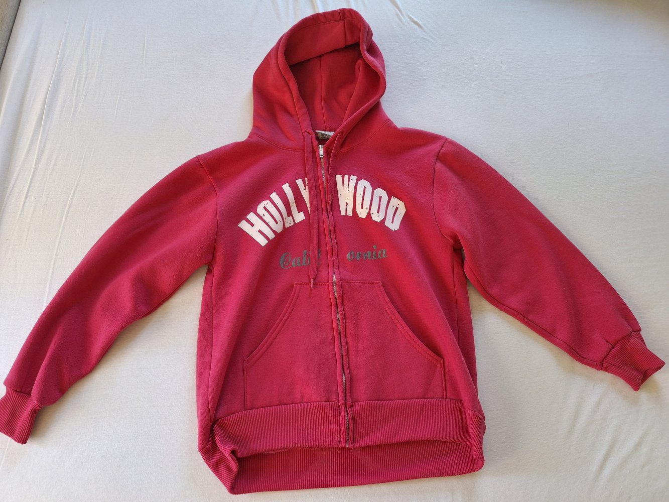 pinke Hollywood California Kapuzenjacke / Hoodie Gr. XS (barbiepink)