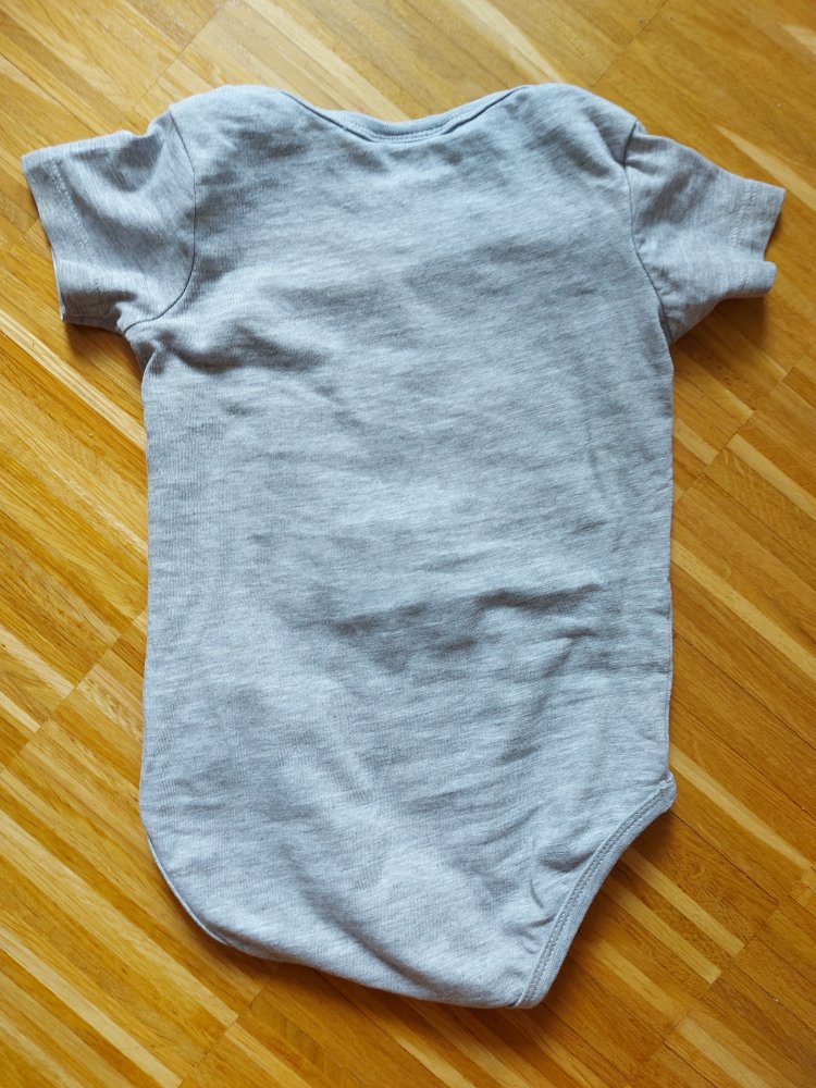 grauer Harry Potter-Body Future Wizard Gr. 74/80