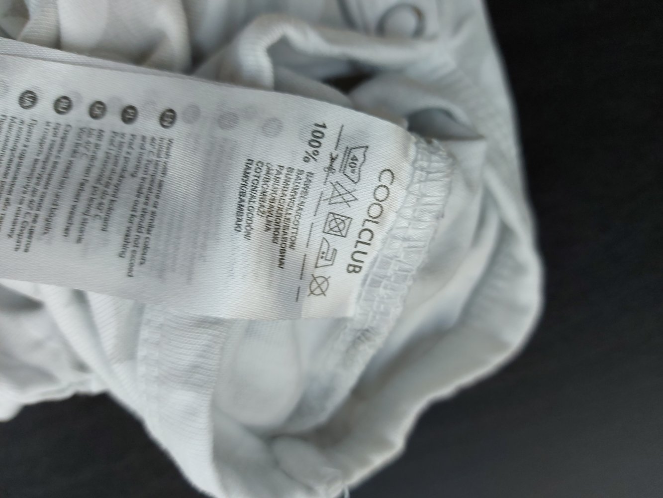 weiß-grauer Kurzarmbody mit Zebra Eat, Sleep, Play, Gr. 56