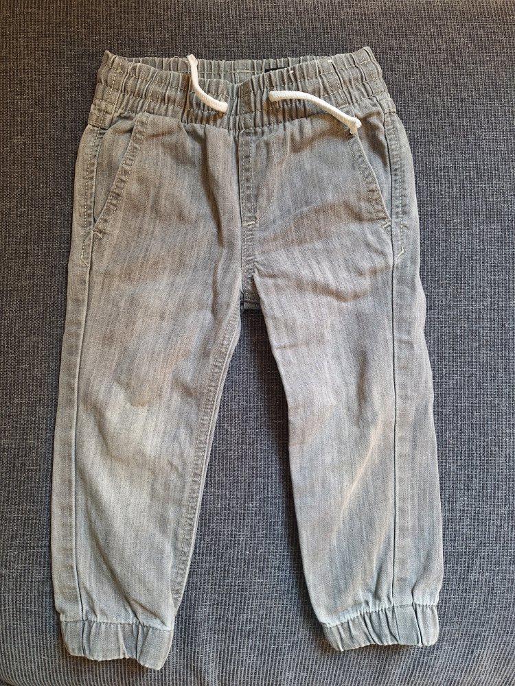 Graue Jeans Jogger Pull-on Gr. 92 Twilljoggers