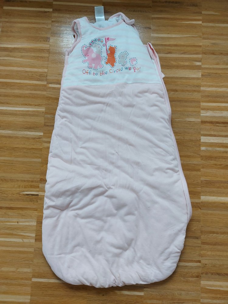 Rosa Winterschlafsack / Babyschlafsack 90 cm 3.0 TOG