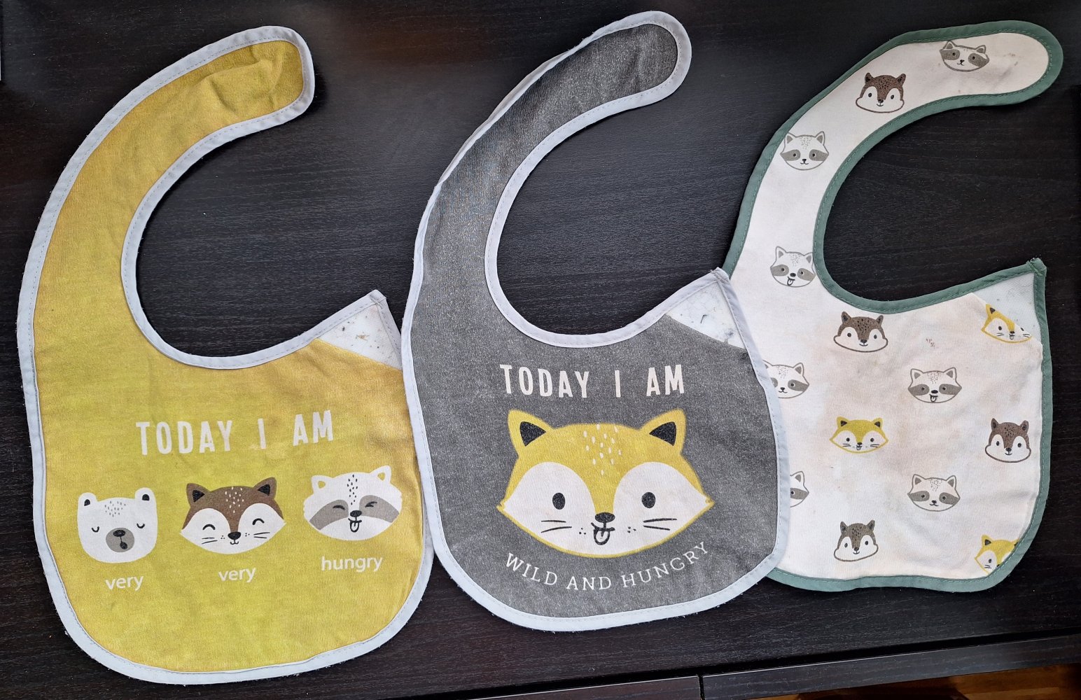 3er Set Lätzchen Wildtiere Fuchs