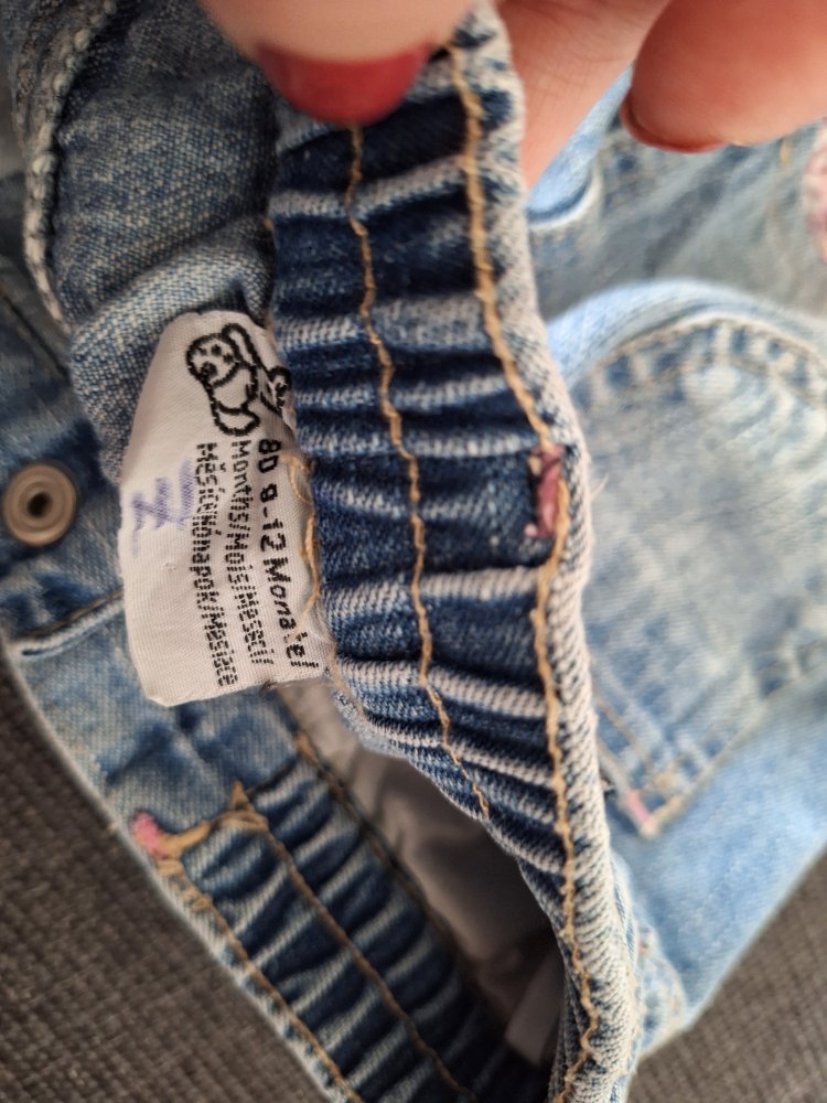 Super niedlicher Jeans-Minirock Gr. 80