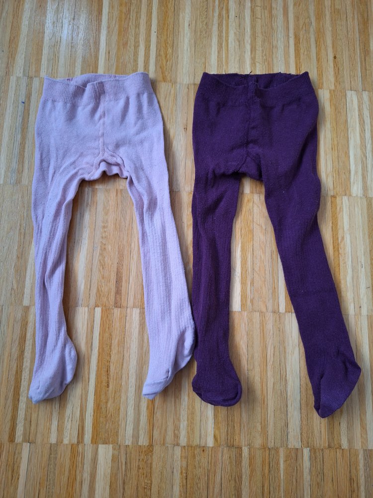 Strumpfhosenset: rosa und beere, ca. Gr. 86