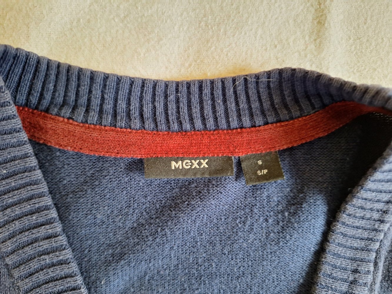 dunkelblaue Strickjacke von Mexx