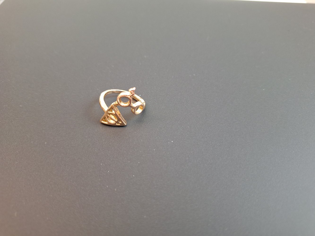 goldfarbener Harry Potter Ring 1.6 cm