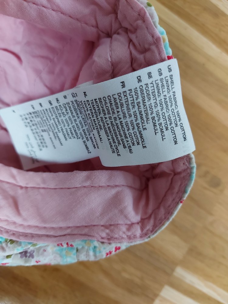 Blumen Sommerhut, Gr. 74