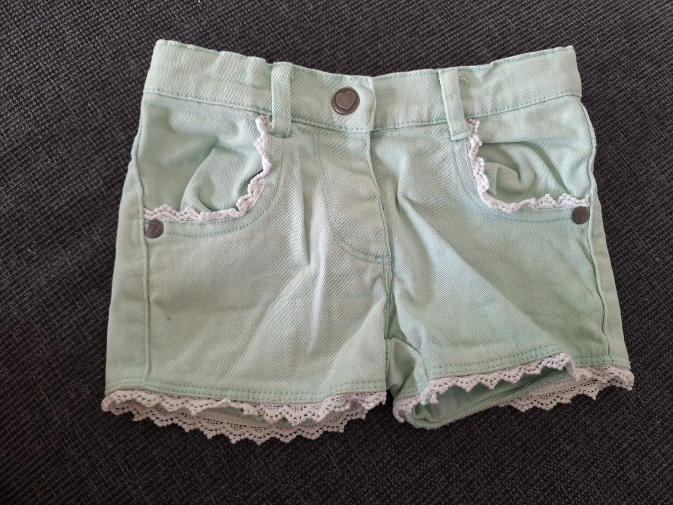 türkise Shorts, Gr. 74