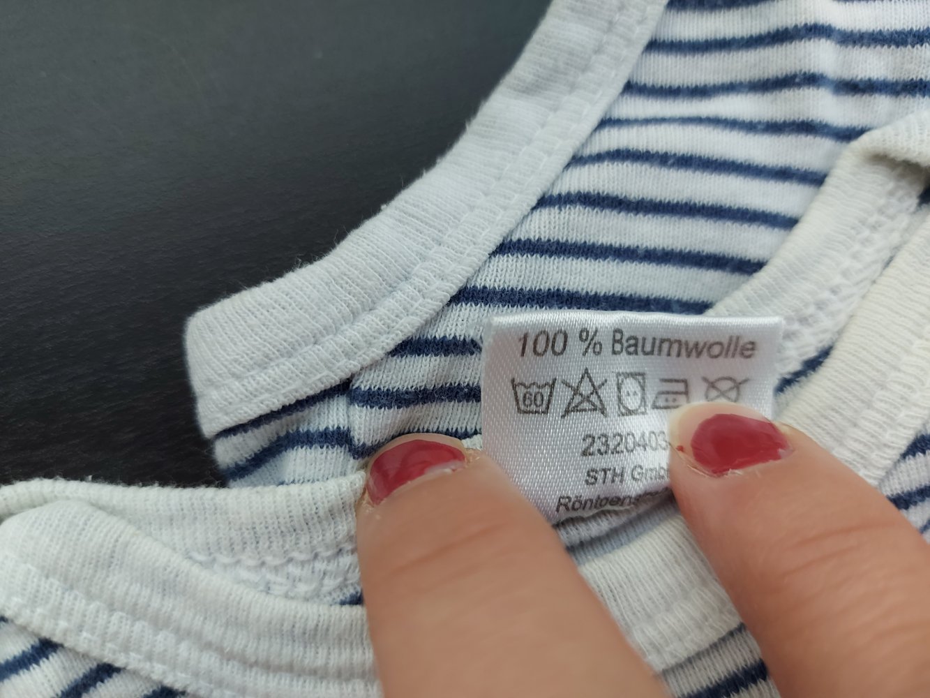 blau-weiß gestreifter Kurzarmbody Gr. 50/56 Sommerbody unisex