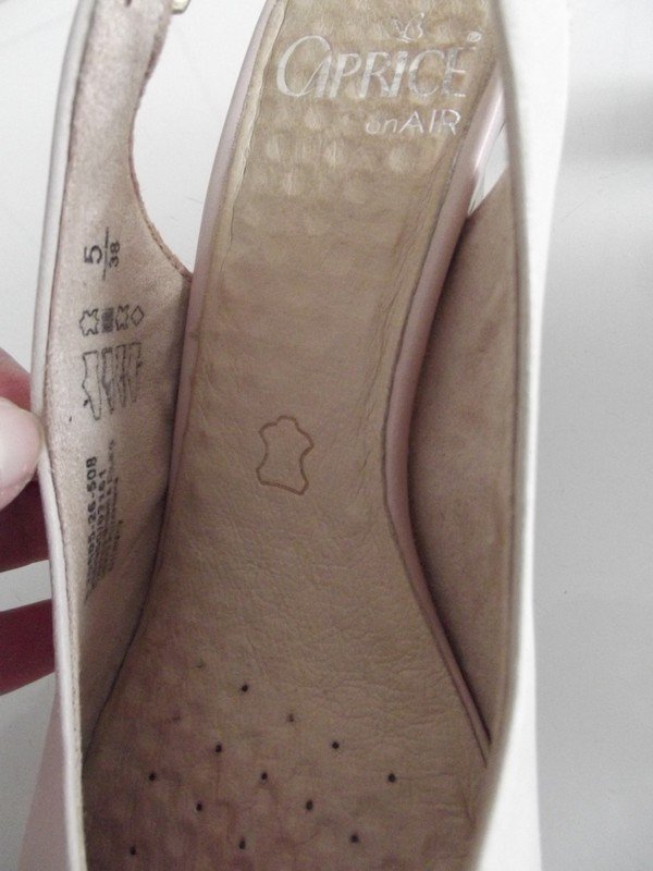Sehr schöne Leder Slingpumps von Caprice Wie Neu
