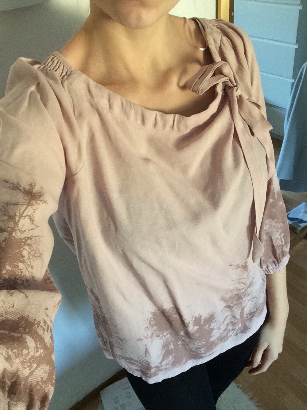 Zero Bluse mit Schleife 