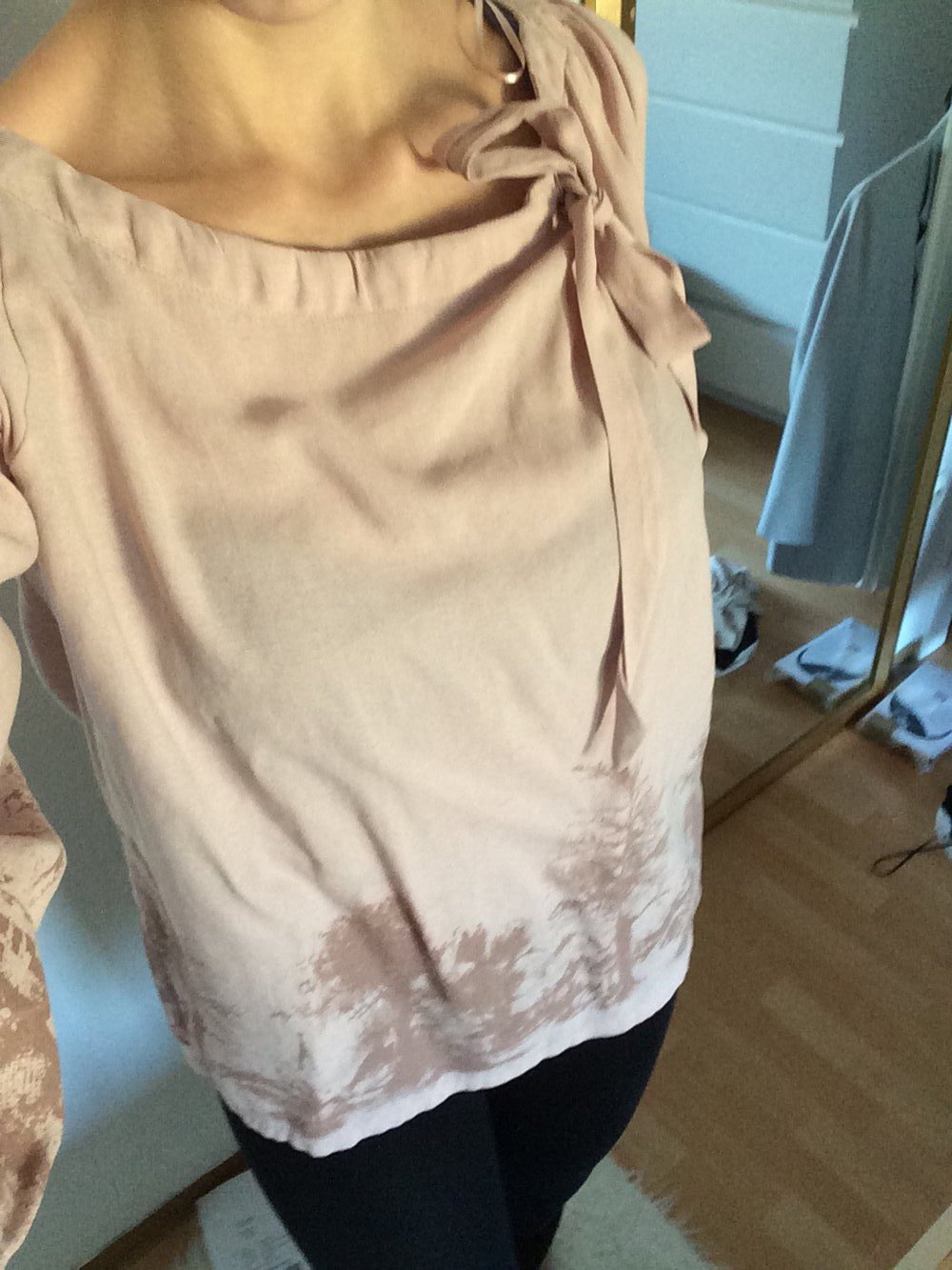 Zero Bluse mit Schleife 