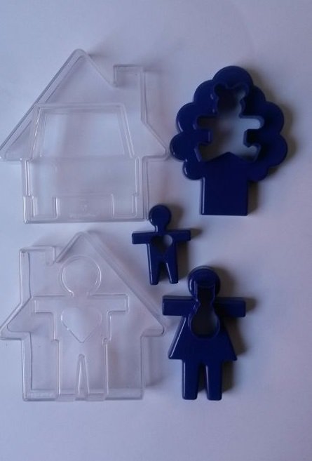  Tupperware Ausstechformen Lebkuchenhaus Weihnachten