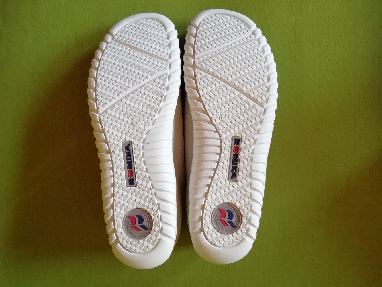 Schuhe Halbschuhe Schnürschuhe Sneaker Schnürer Romika Textil beige NEU - Gr. 41