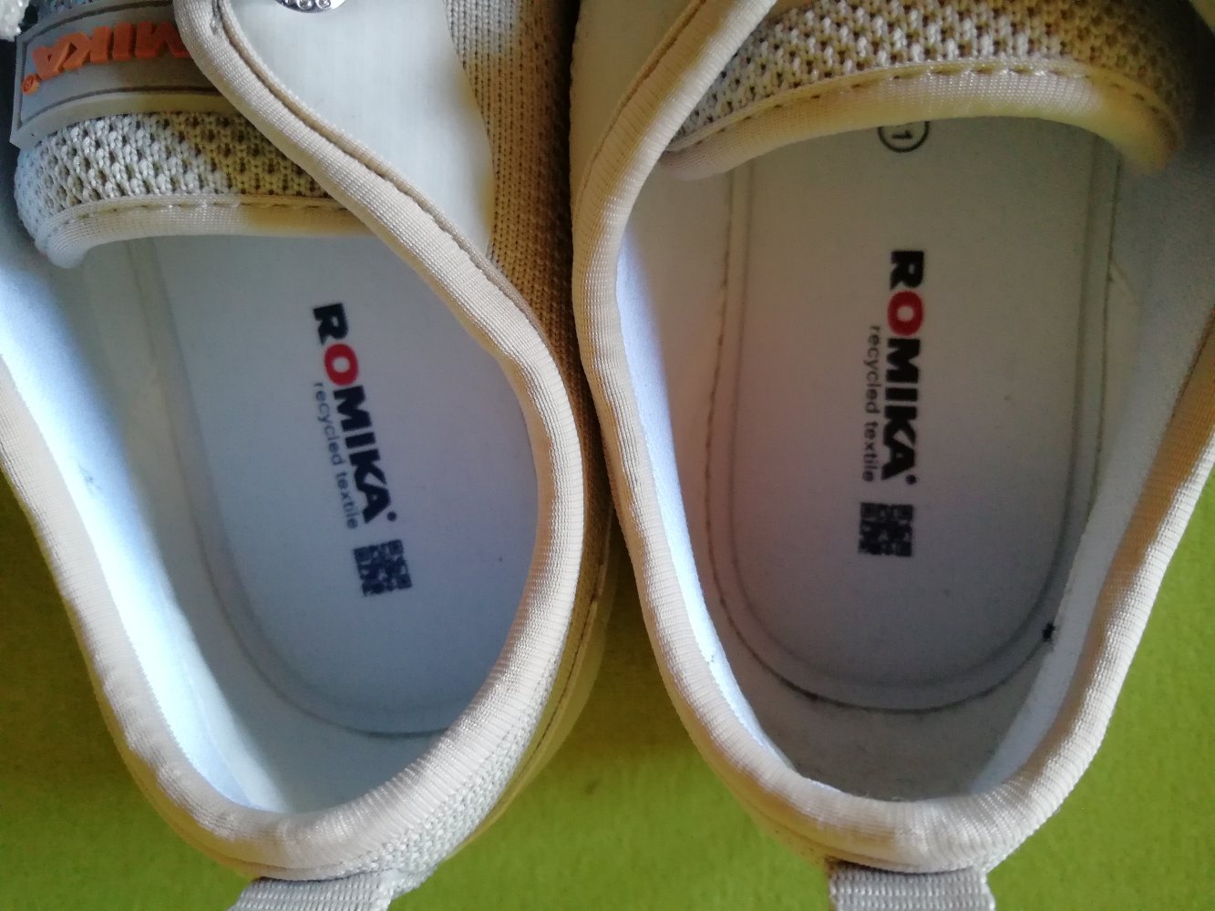 Schuhe Halbschuhe Schnürschuhe Sneaker Schnürer Romika Textil beige NEU - Gr. 41