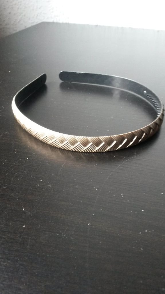 Haarreif Flechtoptik gold