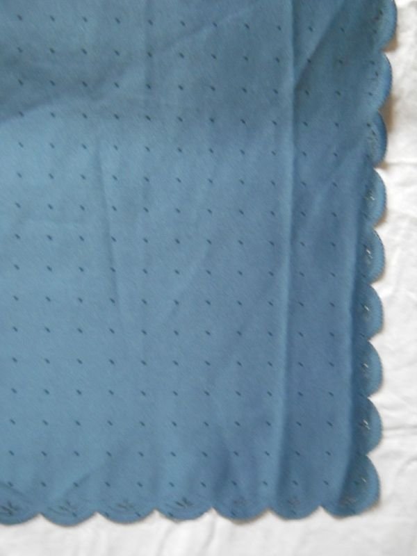 Mitteldecke Tischdecke quadratisch blau Punkte