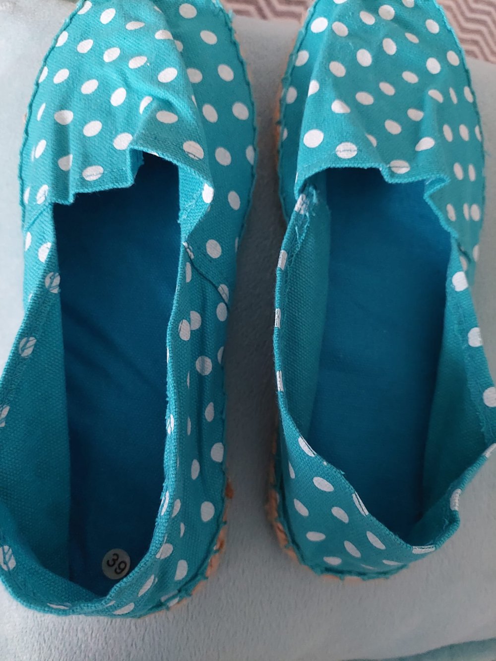 ESPADRILLES Türkis Gr. 39