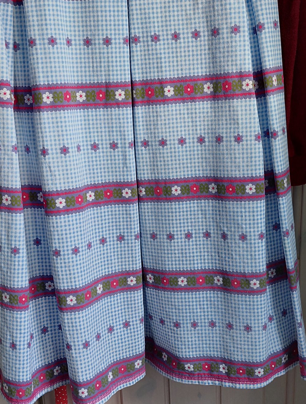 Kleid Vichy Hellblau Karo NEUW.