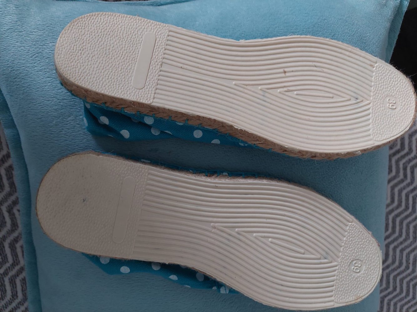 ESPADRILLES Türkis Gr. 39