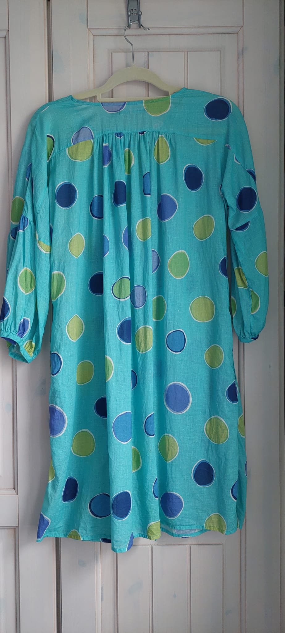 Gudrun Sjöden Tunika Türkis Punkte