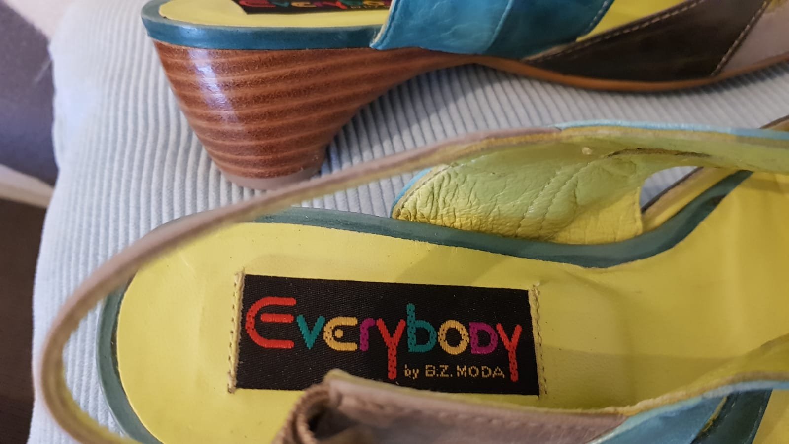 LEDER PUMPS EVERYBODY TÜRKIS PETROL GR. 38