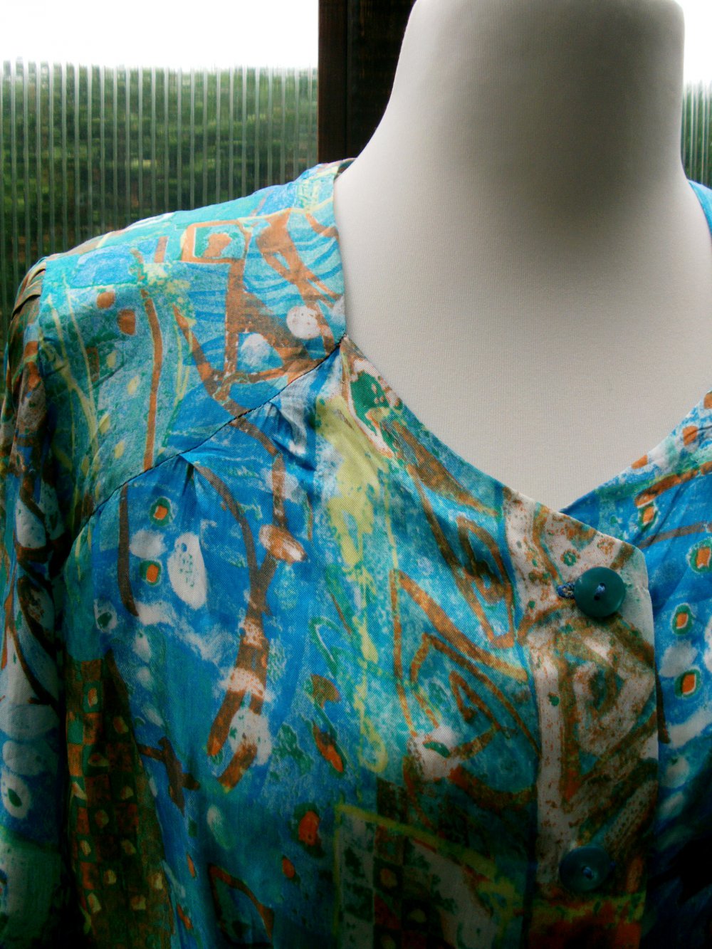 Bunte Bluse Vintage