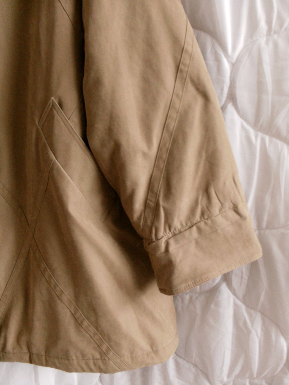 Winterjacke in beige