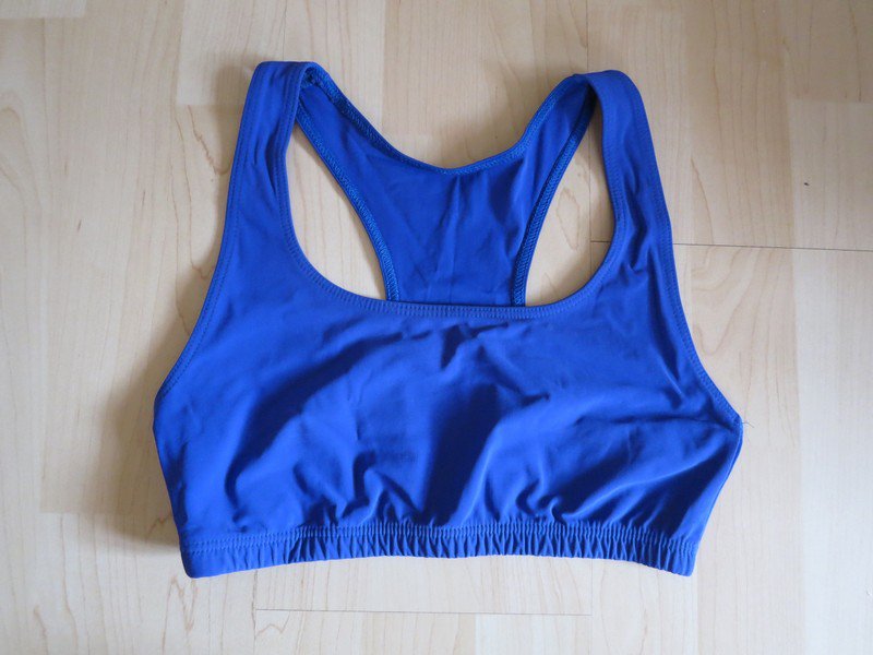 Klassischer Sport-BH in blau von Schiesser