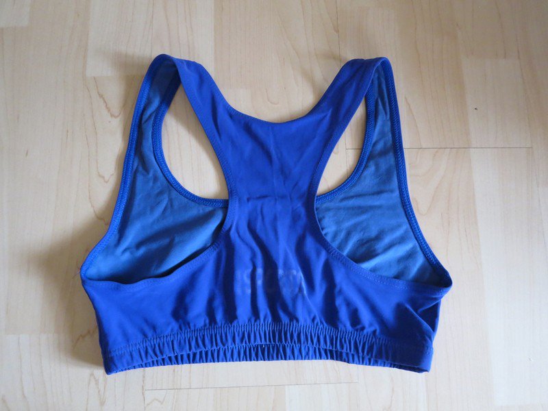 Klassischer Sport-BH in blau von Schiesser