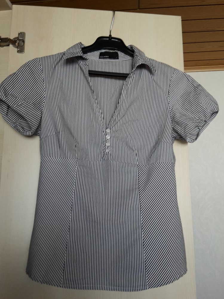Blusenshirt schwarz weiß gestreift Vero Moda