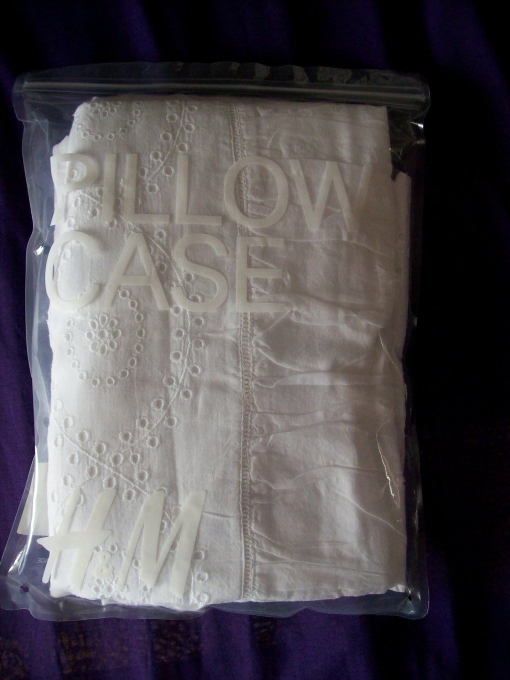 Kissenbezüge 2x, bestickt, Baumwolle, NEU