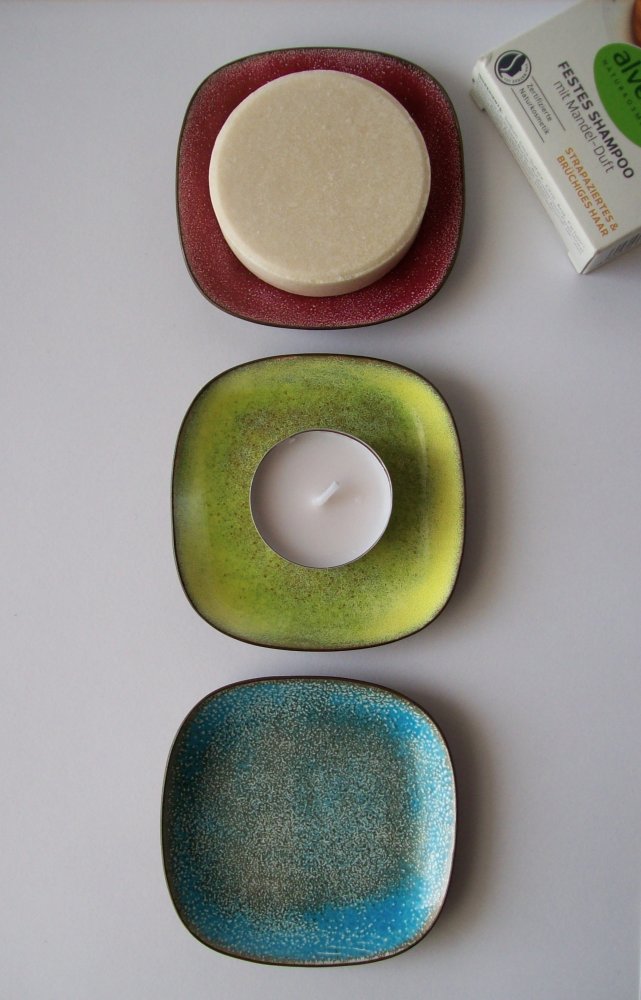 Emaille Untersetzer 50-60er