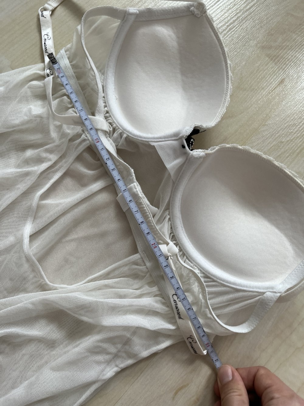 Babydoll Nachthemd mit Push up 75A