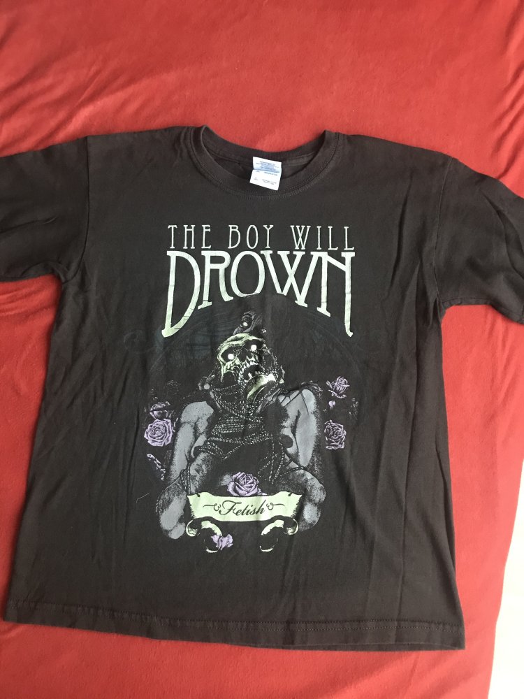 The boy will drown - fetish girlie shirt gr.L death metal