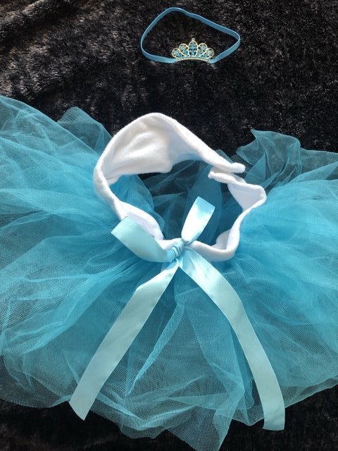 Baby Kostüm Tütü Prinzessin mit Krone / Babyfotografie