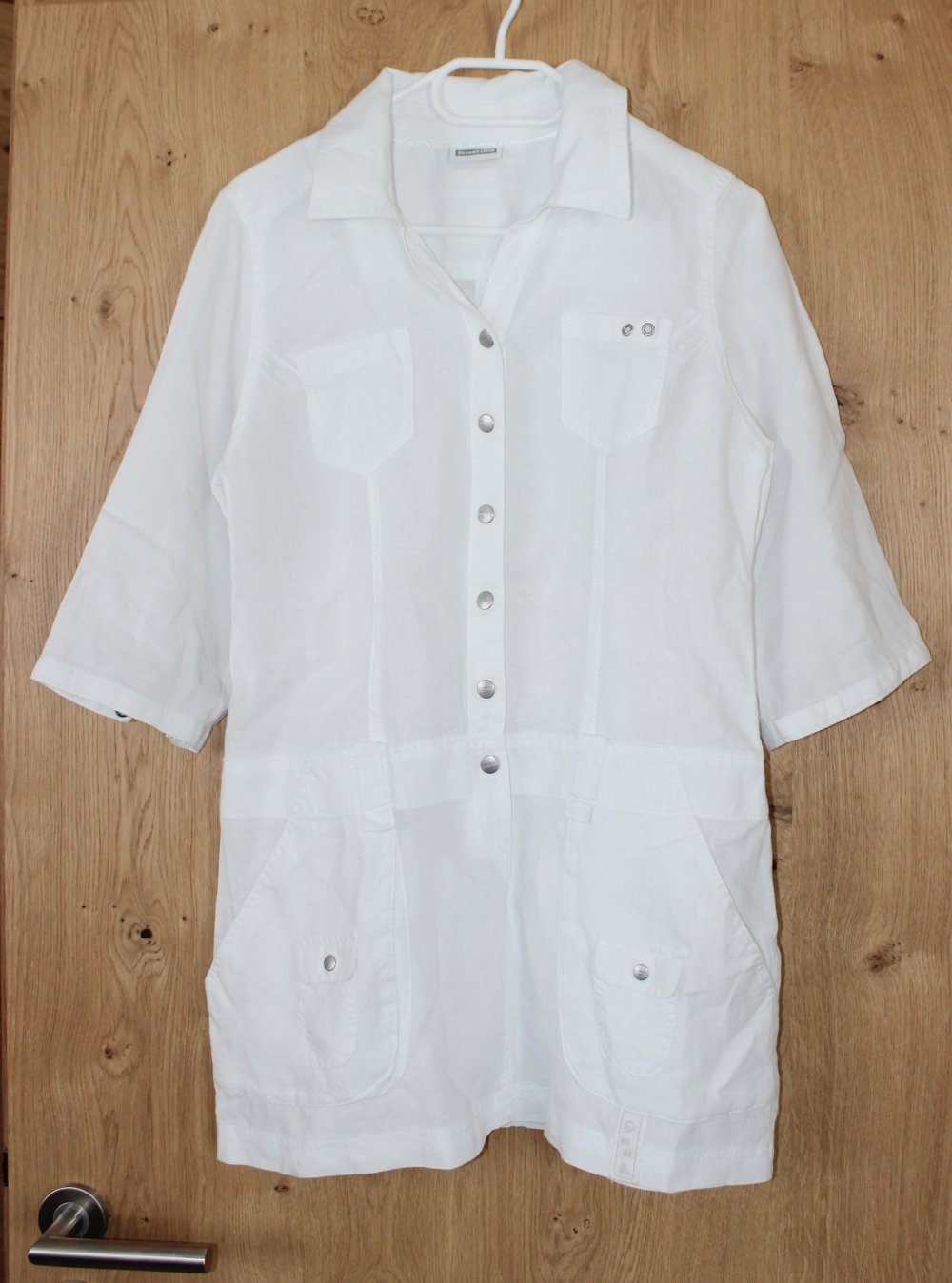 Street One Kleid 38 M Mini Denim Style Weiß