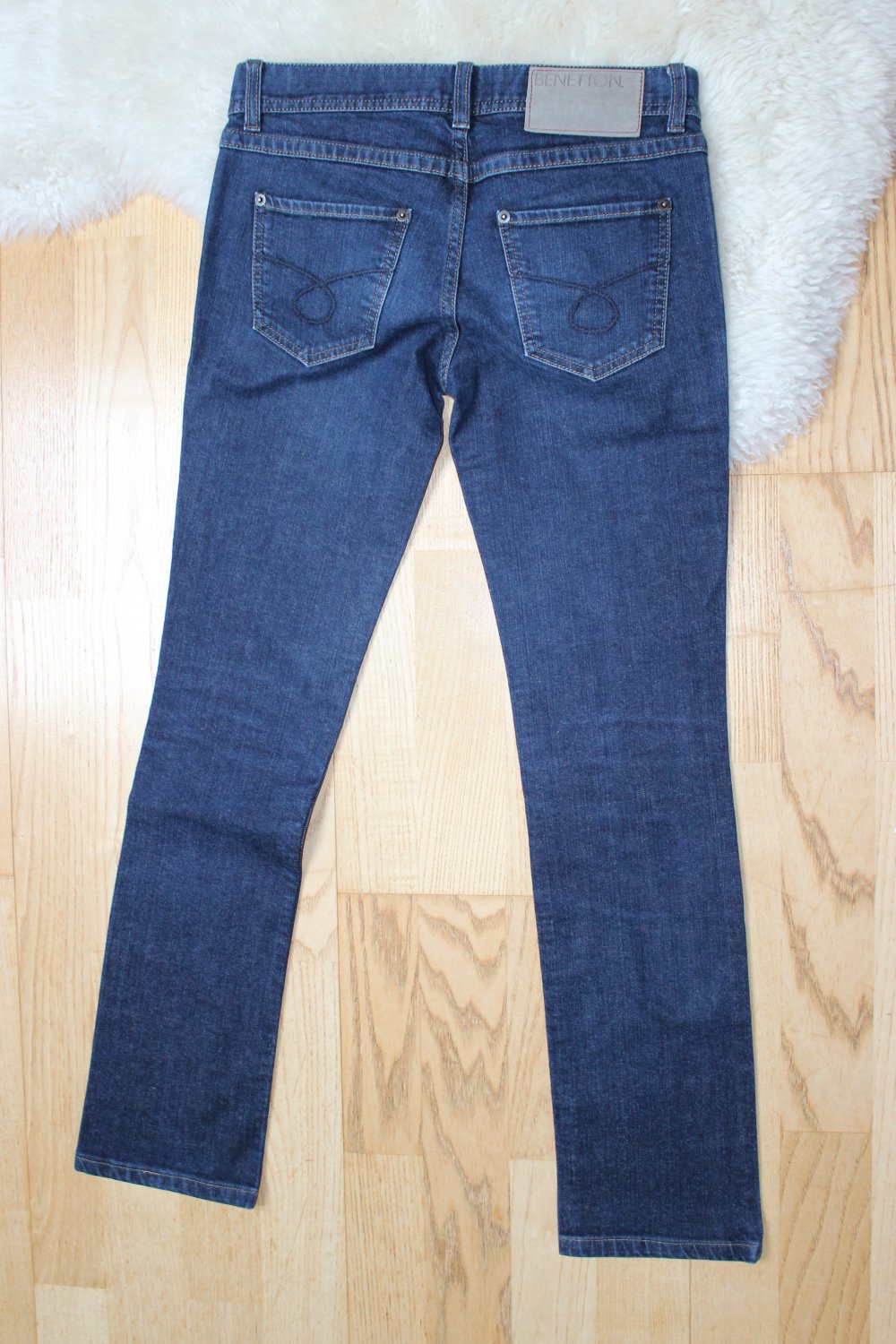 Benetton Jeans Regular W 26 Dunkelblau