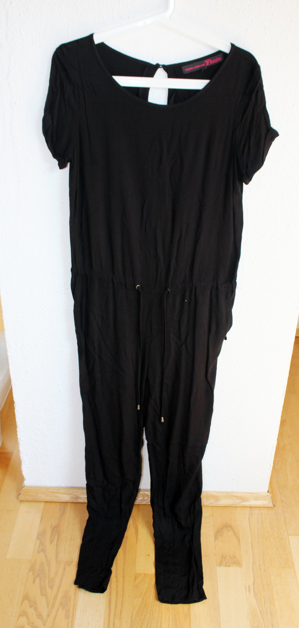 Tom Tailor Denim Jumpsuit Overall Schwarz XS 34